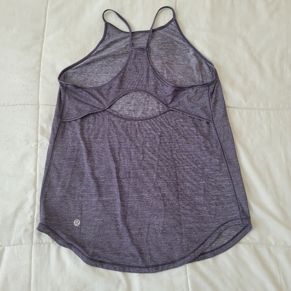 Lululemon Halter Tissue Tank Purple 6 - Picture 3 of 5